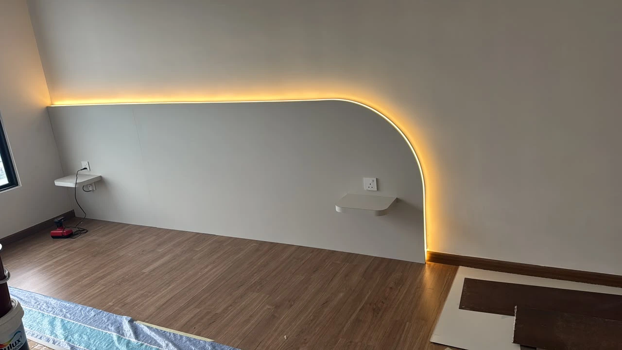 Residensi AVA, Kiara Bay · 全屋定制 卧室 · 弧形灯带造型